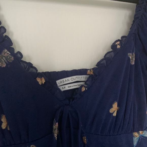 Urban Outfitters Audrey Dress - Blue Butterfly Small - Picture 2 of 3